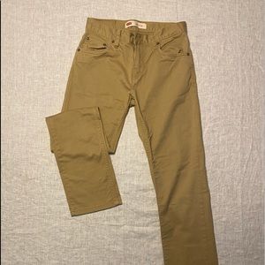 Levi’s 511 Slim Fit khaki boys 16 regular pants